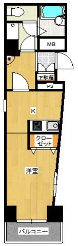 SPACE TEC 駅南2の間取り画像