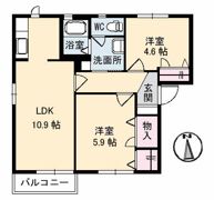 チェリーハイツの間取り画像