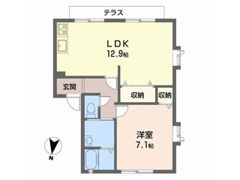 エスト北陽の間取り画像