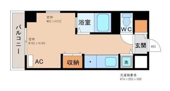 ニューヨークスチューディオの間取り画像