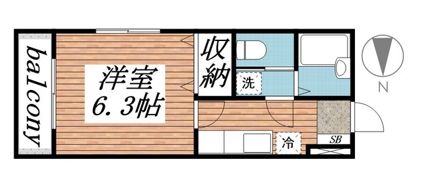 ピアコートの間取り画像