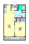 アルバーレ625の間取り画像