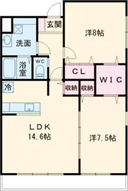 Flora若狭の間取り画像