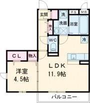 リュバン鳳の間取り画像