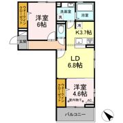 ノイハイマートの間取り画像