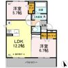 アムール京町の間取り画像