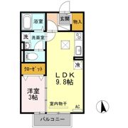 クリエ ガーデンの間取り画像