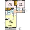 グランドュール Bの間取り画像