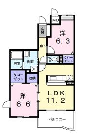 ヴィラ堤畔の間取り画像