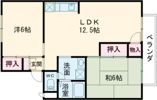 ハイツMⅢの間取り画像
