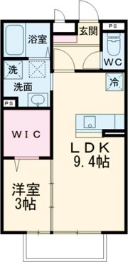グリーンコーポの間取り画像