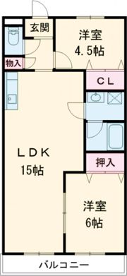 ファミール中央の間取り画像