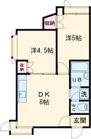 五稜郭パークハイツの間取り画像