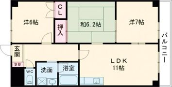 クレストYMDIの間取り画像
