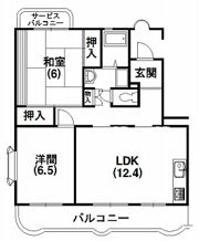 カーサフォルテの間取り画像