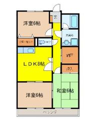 カーサ山の手の間取り画像