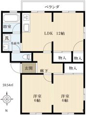 グランシャトーの間取り画像
