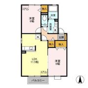 サンモールの間取り画像