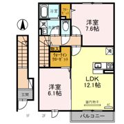 カーサクイントの間取り画像