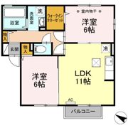 ボナール Aの間取り画像