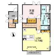カーサ モダの間取り画像