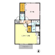 ドミール ABの間取り画像