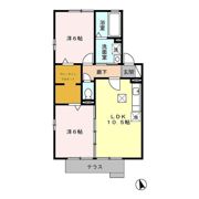 グランディールAの間取り画像