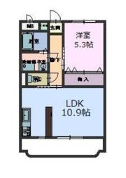 アステル西条 Aの間取り画像