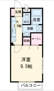 イーストハイコーポ西中原の間取り画像