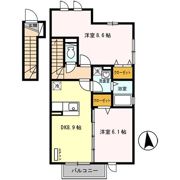 セジュール 凛の間取り画像