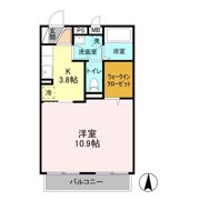 パークハイム長宮 Ⅱの間取り画像