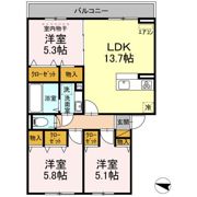 アヴェニール明原の間取り画像