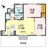 リバーハイム谷八木Ⅱの間取り画像