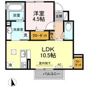 Grand Soleil（ｸﾞﾗﾝﾄﾞｿﾚｰﾕ） B棟の間取り画像