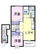 ヴィラ・サンライズDの間取り画像