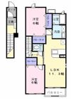 パークサイド Aの間取り画像