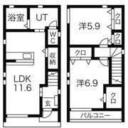 アンソレイエメゾンⅡの間取り画像