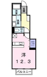 メゾンラフィネAの間取り画像