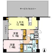 ボンソワールの間取り画像