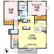 ローズ・Aの間取り画像