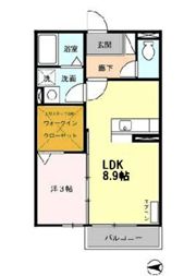 グランド ソレーユ Bの間取り画像