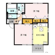 リビングタウンいせ Cの間取り画像