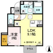 RESIDENCE蔵持の間取り画像