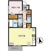 プランドール田寺東の間取り画像