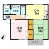エスパシオ那賀川 B棟の間取り画像