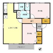 ひまわりの間取り画像