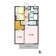 クレインハイム Aの間取り画像