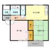 ブルースカイ Dの間取り画像