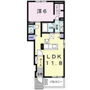 ライア エレガンスⅡの間取り画像