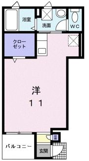ピュアーズ06 Aの間取り画像